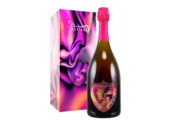 大足回收唐培里侬香槟王Lady Gaga桃红香槟酒限量发光版2006/2008/2010年夜光版