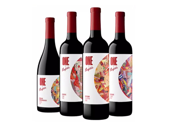 大足回收奔富一号中国游龙飞鹤红酒Penfolds ONE奔富1号宁夏干红葡萄酒中国法国加州混酿