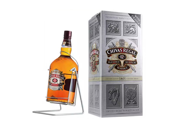 大足芝华士12年威士忌回收4500ml 9斤装4.5L进口Chivas Regal洋酒礼盒