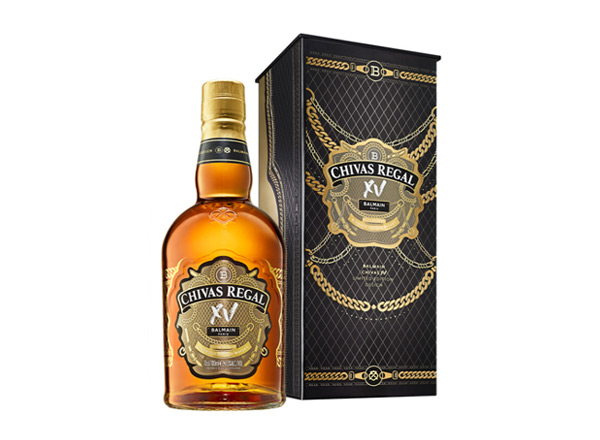 大足芝华士15年回收Chivas Regal XV Balmain巴尔曼联名限定版700ml苏格兰调配型威士忌洋酒
