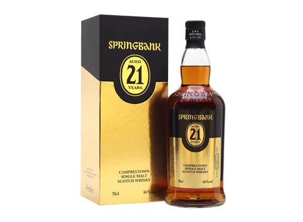 大足SpringBank云顶21年威士忌回收苏格兰单一麦芽威士忌700ml进口洋酒收购