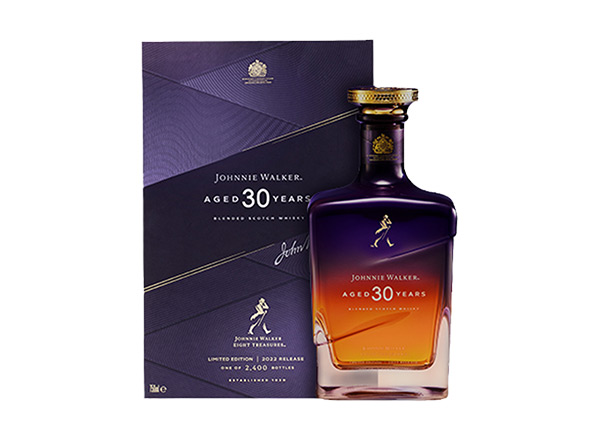大足Johnnie Walker尊尼获加30年回收尊尼获加威士忌紫金臻选750ml礼盒装洋酒收购约翰走路中国限量版