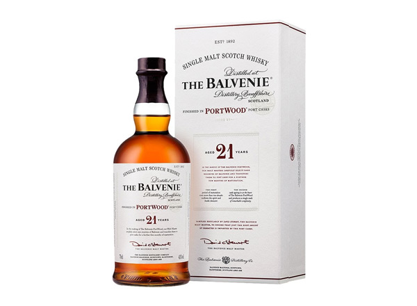 大足回收百富威士忌21年波特桶陈酿The Balvenie Portwood Single百富洋酒收购