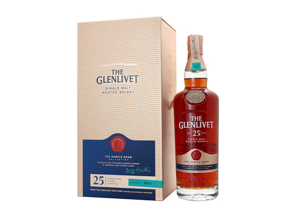 大足The Glenlivet回收格兰威特25年苏格兰单一麦芽威士忌陈酿风味创造系列