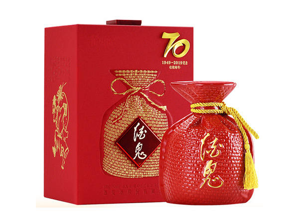 大足回收酒鬼酒红坛70纪念酒1949-2019年收藏酒54度700ml上门收购行情价格