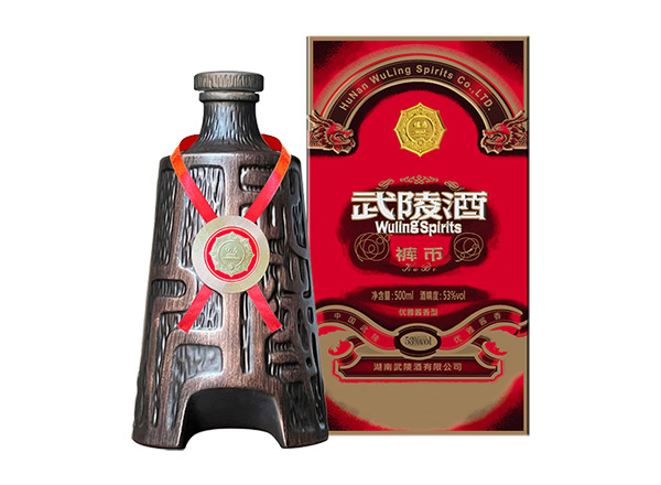 大足回收武陵酒裤币53度酱香型白酒500ml/1L礼盒装裤币武陵酒收购