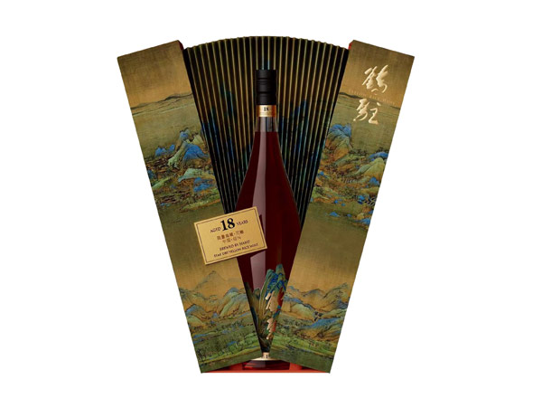 大足鹤驻18年黄酒回收鹤驻新花雕18年珍藏版千里江山图