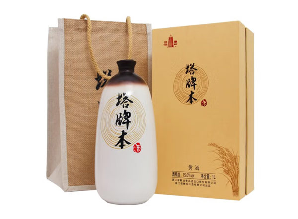 大足塔牌黄酒回收塔牌本酒500ml/1000ml绍兴黄酒花雕酒礼盒