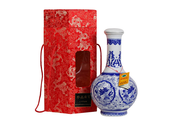 大足咸亨黄酒回收珍品咸亨三十年花雕酒青瓷瓶盒装绍兴黄酒2.5L
